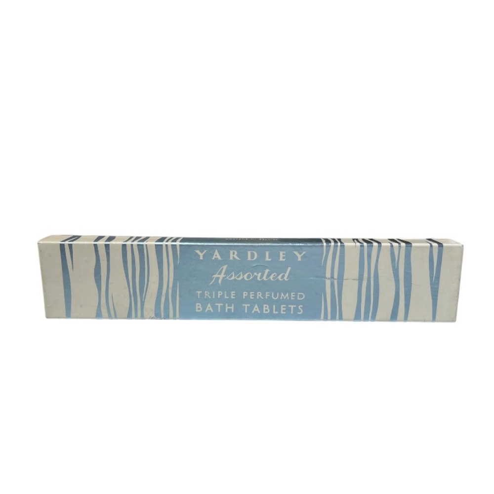 Vintage Deadstock Yardley London Assorted Triple Perfumed Bath Tablets Gift Box